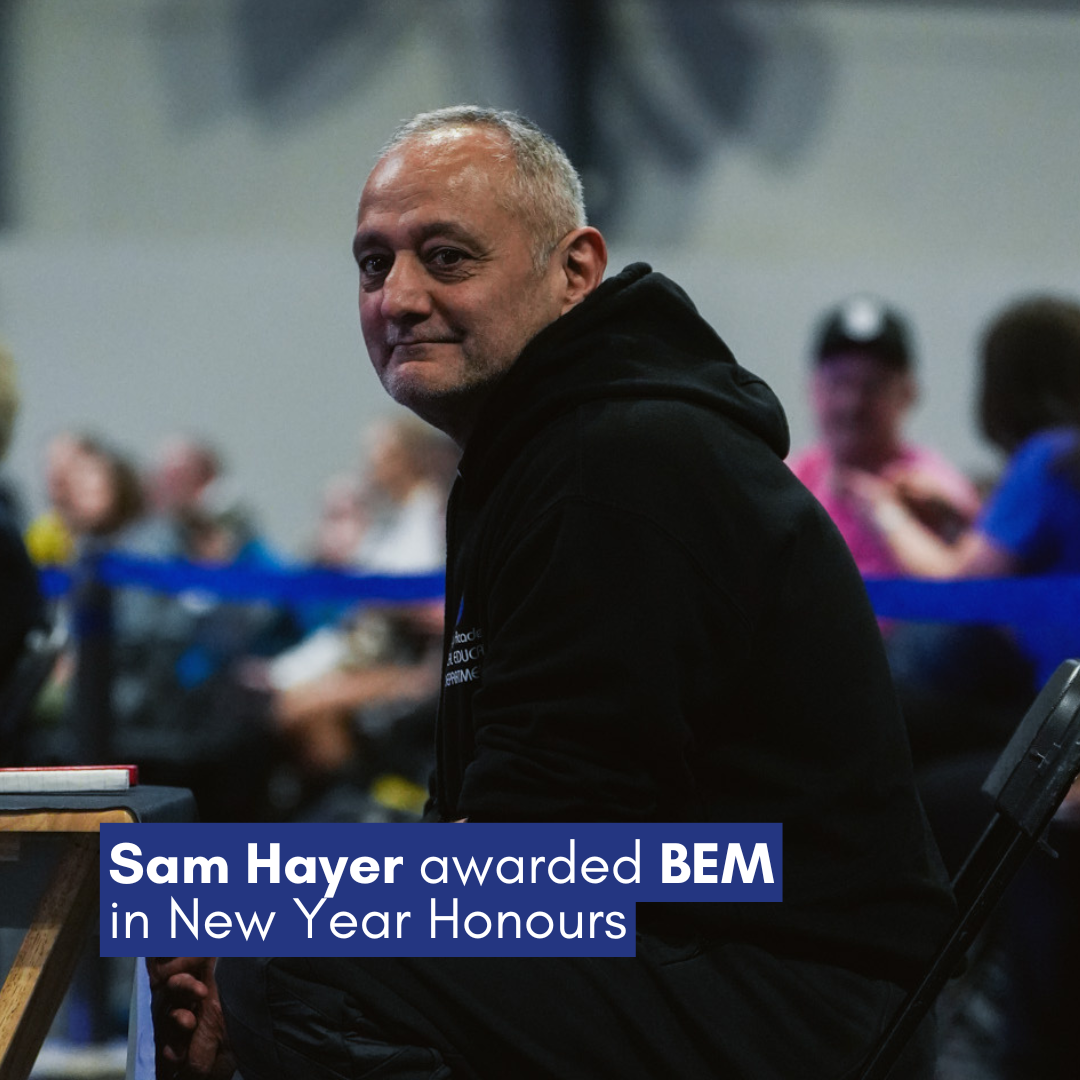 Sam Hayer Awarded BEM in New Year Honours